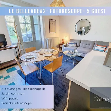 Le Bellevue #2 - 5 Personnes - Futuroscope -La Conciergerie Apartment Jaunay-Clan Exterior photo